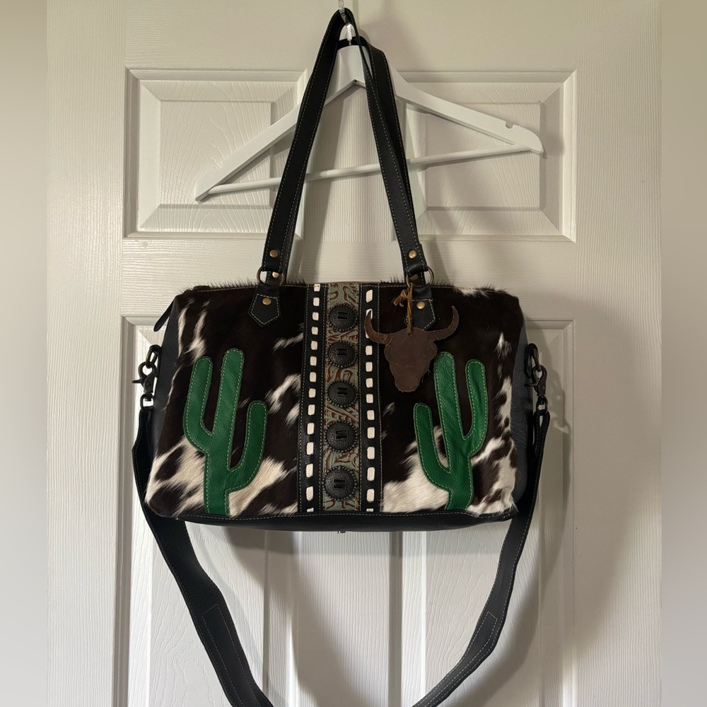 Myra Bag Cowhide Cactus Bag